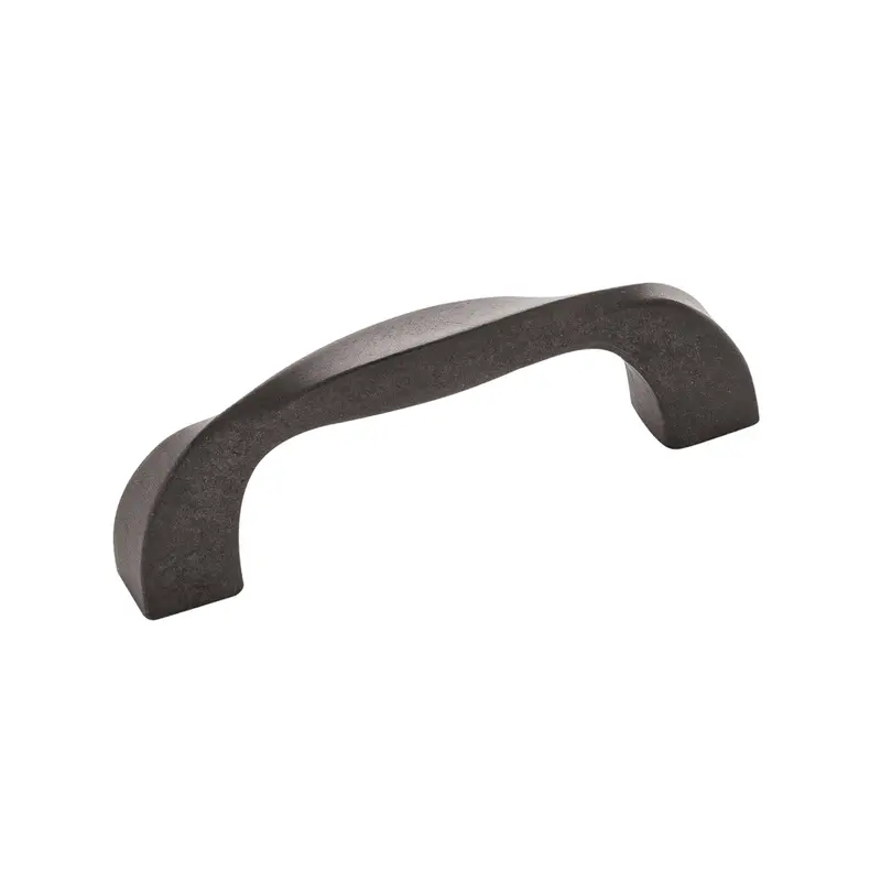 Black Iron Twist Pull – 3 Inch Center-To-Center 1