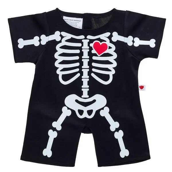 Black Skeleton Full-Body Suit – Halloween Costume 1