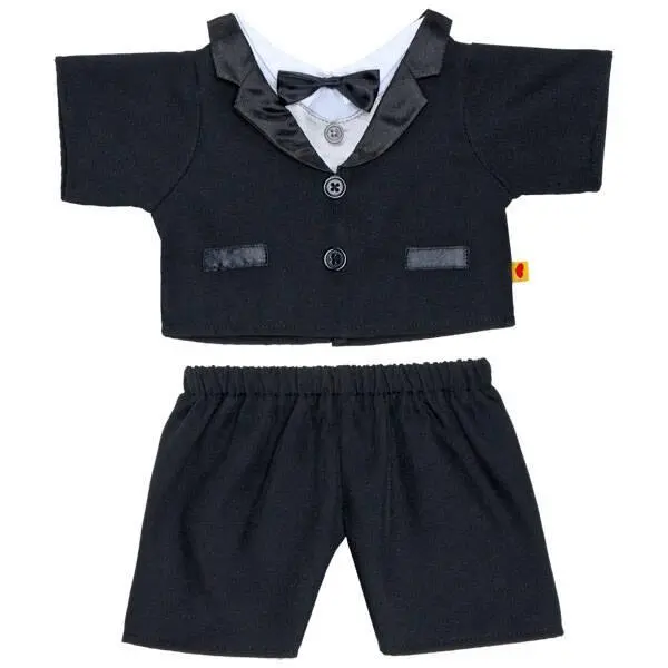 Black Tuxedo-Style Teddy Bear 1
