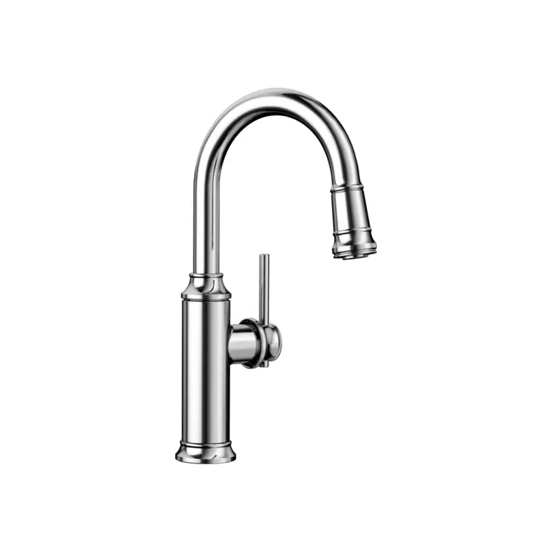 Blanco Empressa Bar-Style Pull-Down Stream Faucet – Compact Design For Prep Areas 1