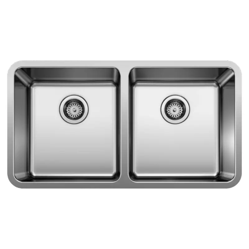 Blanco Formera Equal Double-Bowl Kitchen Sink – Premium Stainless Steel Construction 1