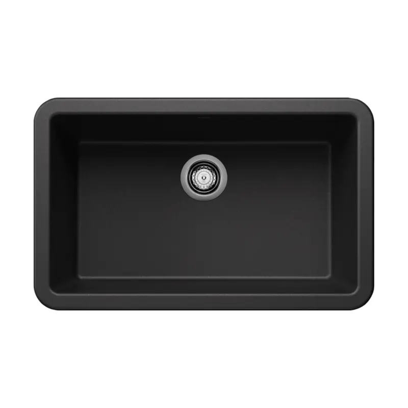 Blanco Ikon 30-Inch Apron-Front Single Bowl Kitchen Sink – Silgranit Composite 1