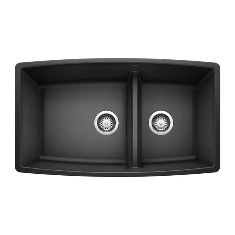 Blanco Performa 1¾ Low-Divide Silgranit Sink – 33" Durable Composite Kitchen Sink 1