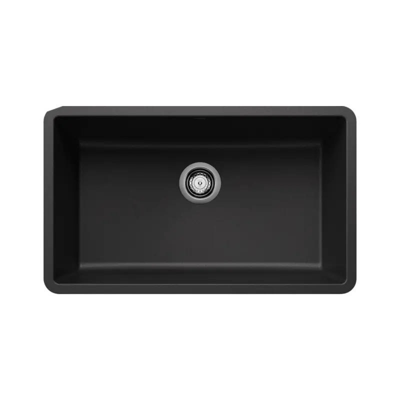Blanco Precis 30" Undermount Single-Bowl Silgranit Sink – Ada-Compliant Depth Option 1
