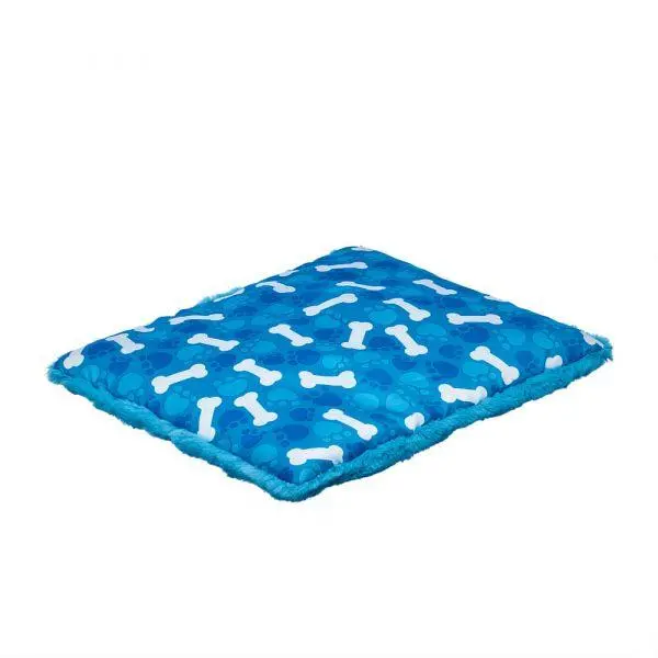 Blue Bone-Shaped Pet Bed By Promise Pets 1