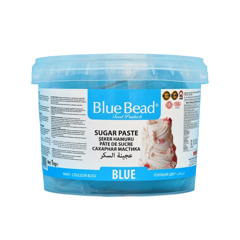 Blue Edible Sugar Paste (Fondant) – 1Kg Bulk Pack 1