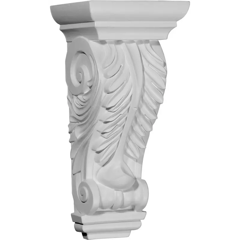Bonita Ornamental Corbel – 5.75" Wide × 4.75" Deep × 12.375" Tall Carved Wood Piece 1
