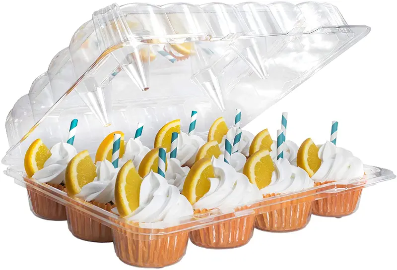 Bpa-Free Clear Plastic Cupcake Carrier – Holds 12 Cupcakes 1