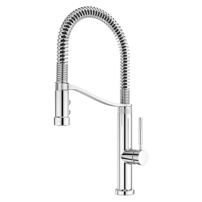 Bruton Culinary Pull-Down Kitchen Faucet With Single Handle In Polished Chrome 1
