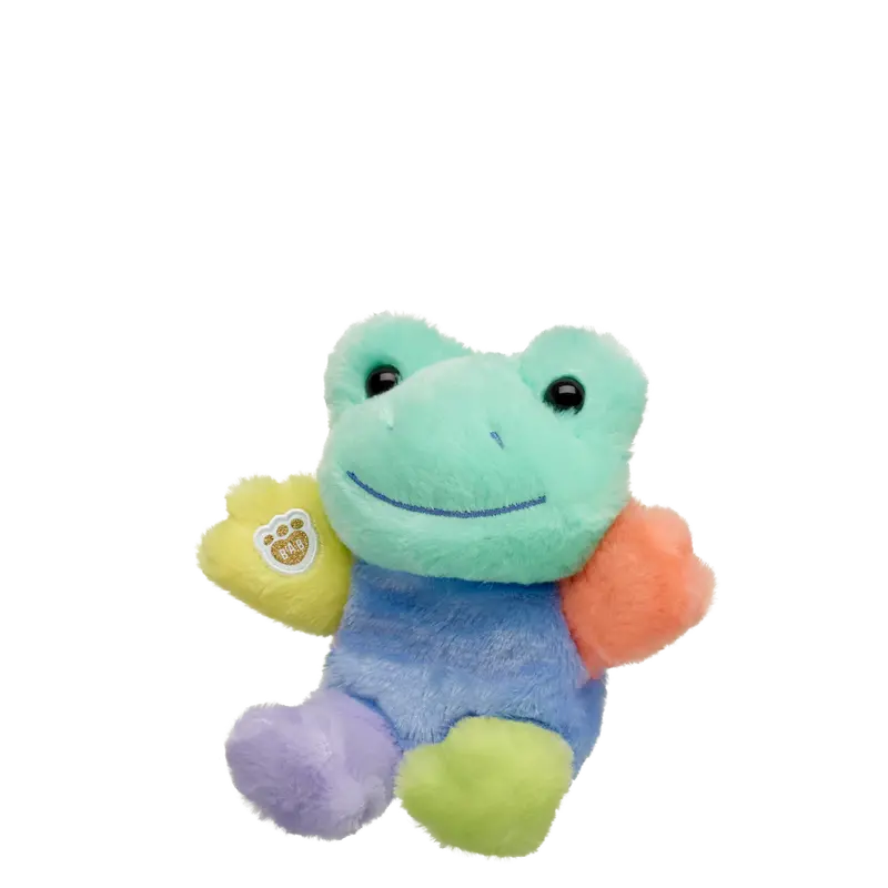 Build-A-Bear Mini Beans Color-Block Frog Plush 1