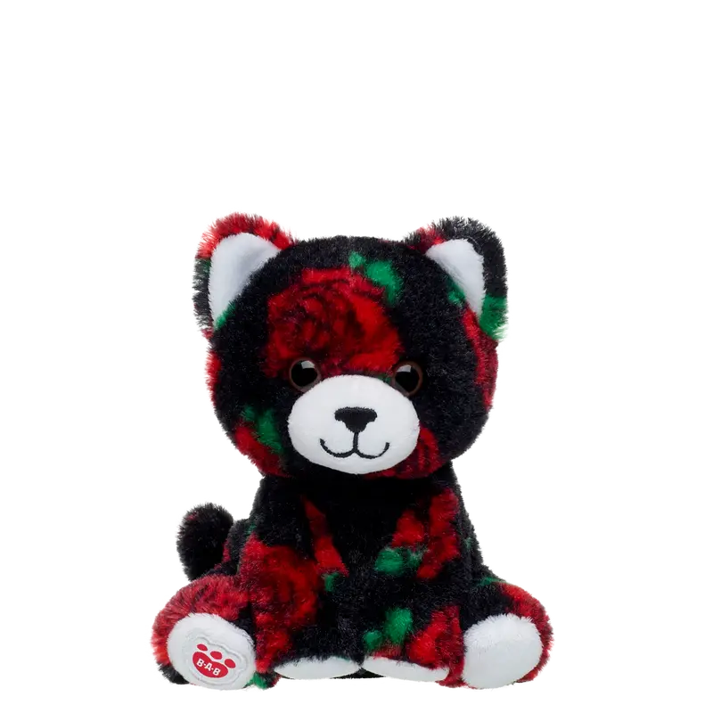 Build-A-Bear Mini Beans® Red Rose Kitty Plush Animal 1