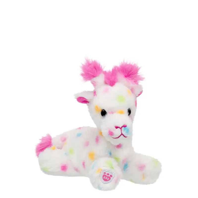 Build-A-Bear Mini Beans White Frosted Animal Cookie Giraffe Plush 1
