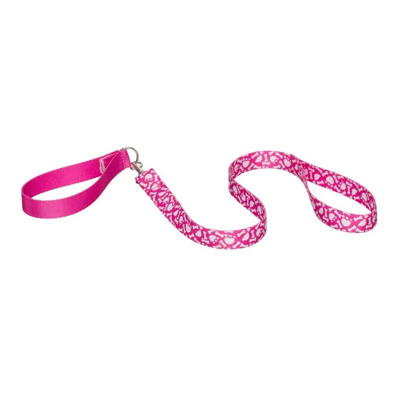 Build-A-Bear® Promise Pets™ Pink Paw-Print Leash & Collar 1
