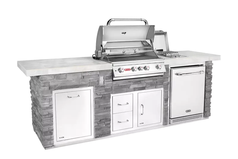 Bull Premier Q Rock Kitchen Outdoor Setup 1