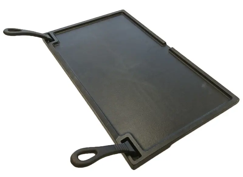 Buschbeck Cast Iron Bbq Grill Plate – Durable Flat Cooking Surface 1