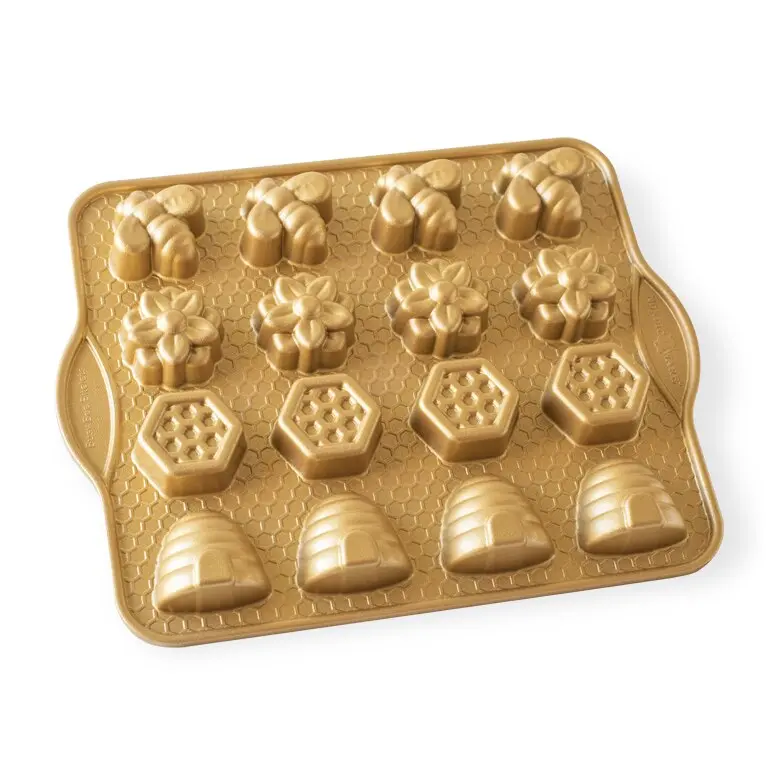 Busy Bee Bitelet Pan – Nordic Ware Honeycomb-Style Mini Cake Mold 1