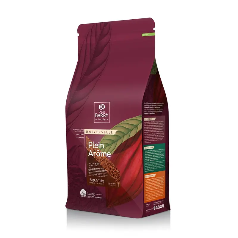 Cacao Barry Plein Arôme Cocoa Powder – 5 Kg Bag, 22–24% Fat 1