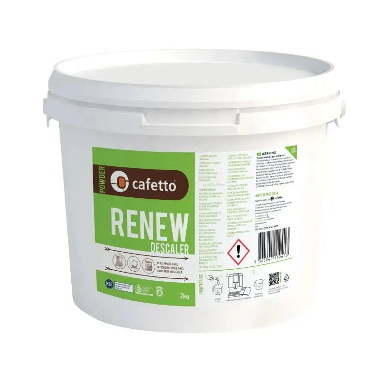 Cafetto Renew Descaling Powder For Espresso Machines – 2Kg 1