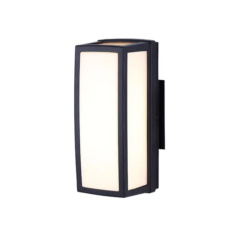 Canarm Haika Matte Black Minimalist Led Outdoor Sconce 1