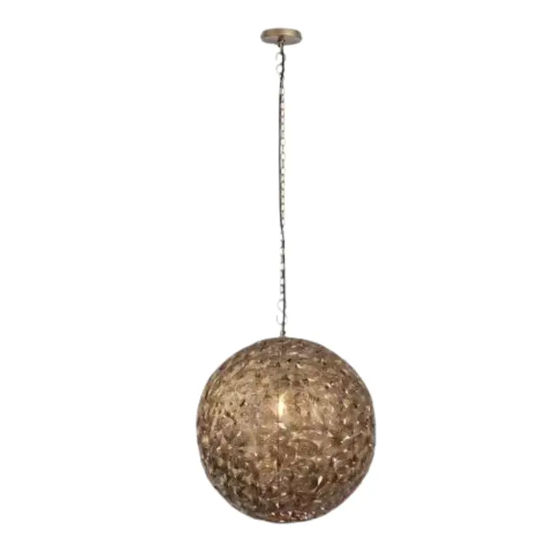 Canarm Kora Antique Brass Pendant Light – Minimalist Single-Bulb Hanging Fixture With Warm Metallic Accent 1