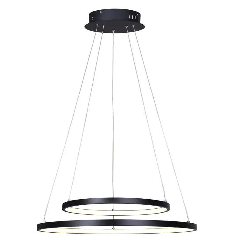 Canarm Lexie Matte Black Led Chandelier 1