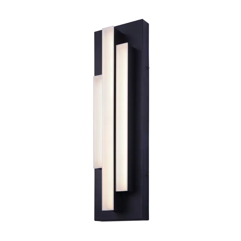 Canarm Loki Led Matte Black Outdoor Wall Light 1