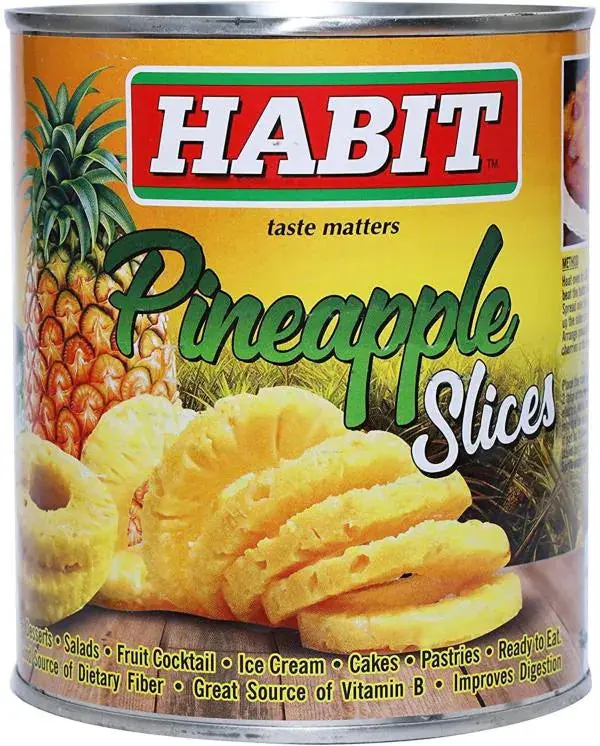 Canned Pineapple Slices In Juice – Tender & Sweet, 850G 1