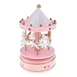 Carousel-Themed Music Box – Animated Cake & Gift Topper 1