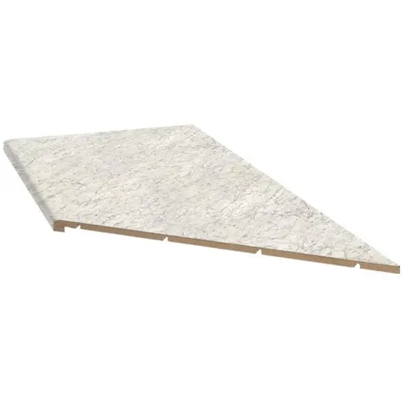 Carrara Bianco Countertop – 10-Foot Right-Mitered Cut 1