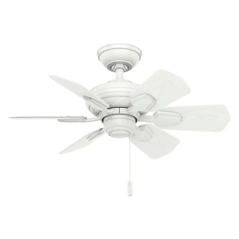 Casablanca Wailea 31" Outdoor Snow White Ceiling Fan 1