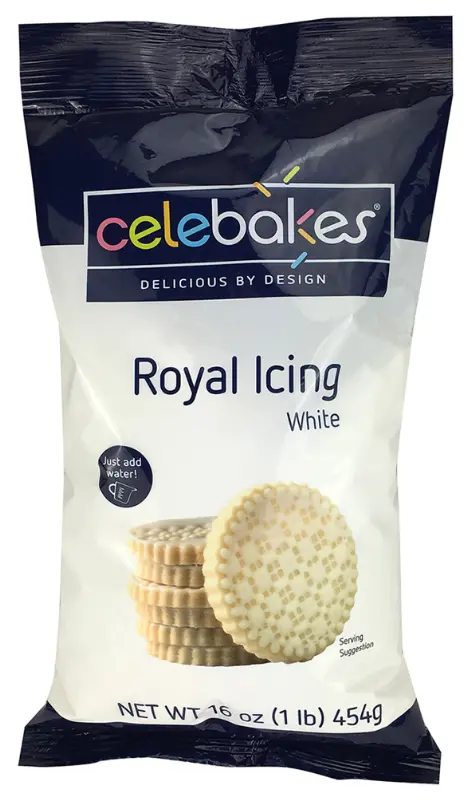 Celebakes White Royal Icing – Smooth, Piping-Ready Frosting (16 Oz) 1