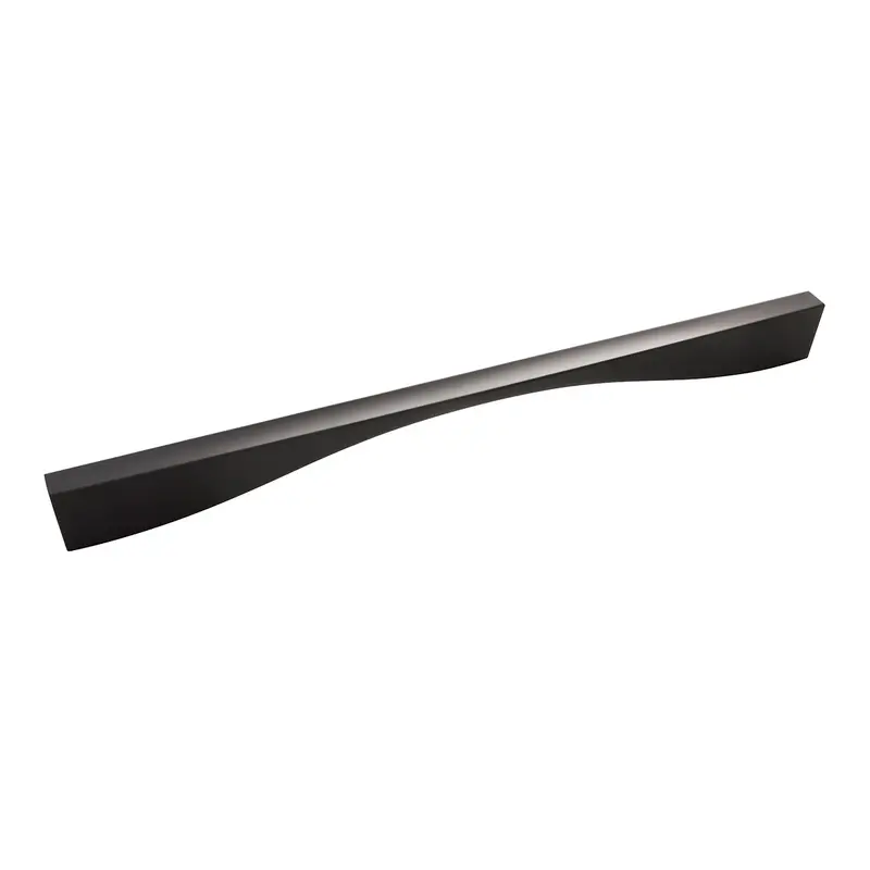 Channel-Style Cabinet Pull – 12-Inch Ctc Matte Black Finish 1