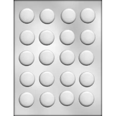 Ck Products 1.25 Inch Mint Patty Chocolate Mold For Refreshing Sweets 1