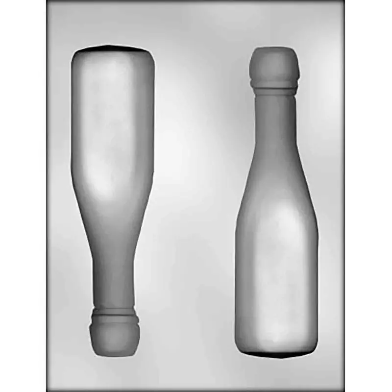Ck Products 3D Large Champagne Bottle Chocolate Mold 1