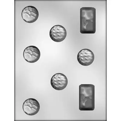 Ck Products Assorted Creams And Bars Chocolate Mold – 1.25 Inch Cavities 1
