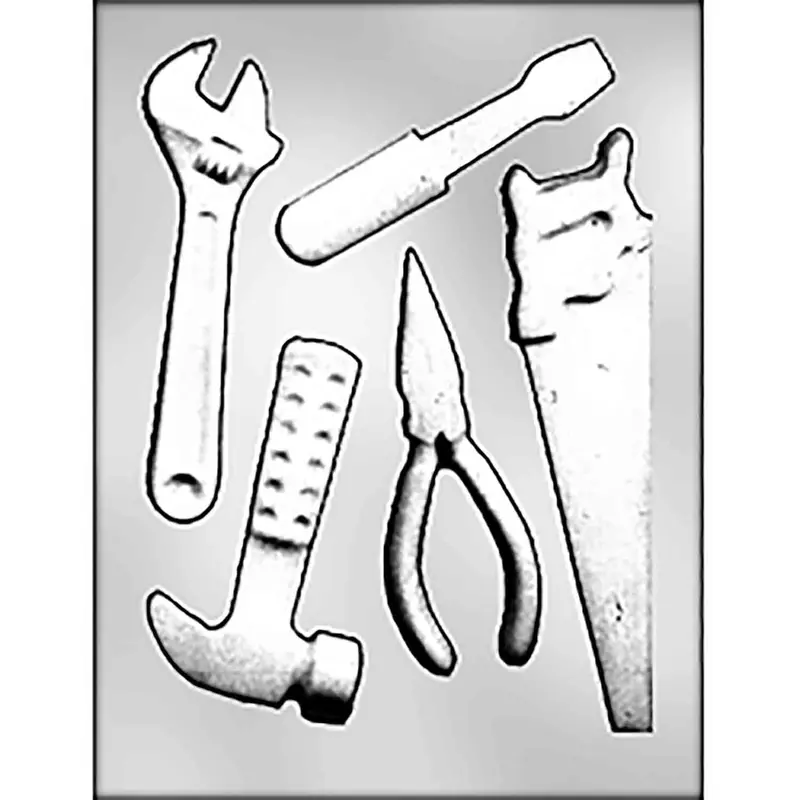 Ck Products Carpenter Tools Themed Chocolate Mold For Themed Treats 1