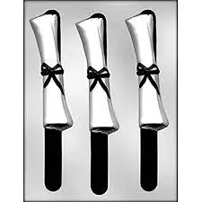 Ck Products Diploma Pretzel Rod Chocolate Mold 1