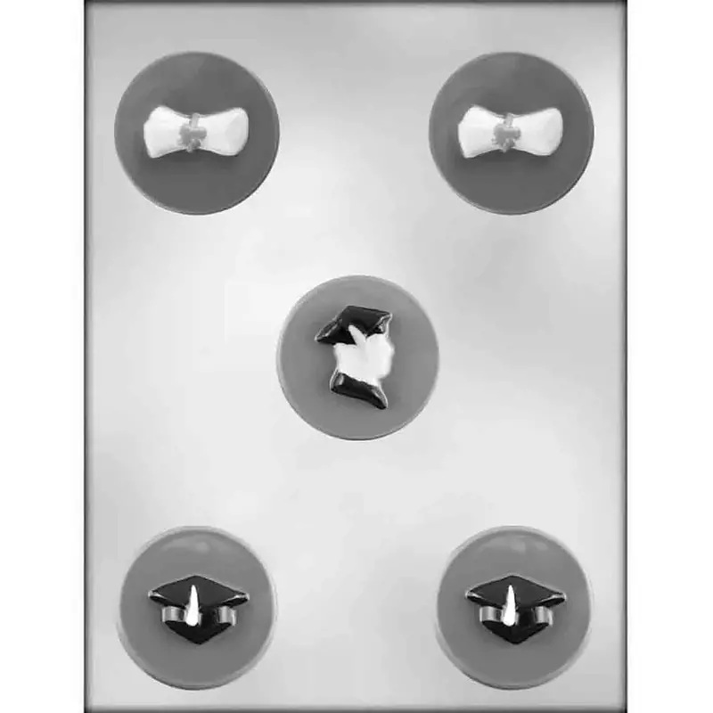 Ck Products Graduation-Themed Sandwich Cookie Chocolate Mold 1
