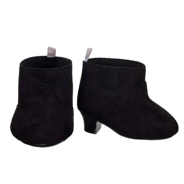 Classic Black Heeled Booties 1