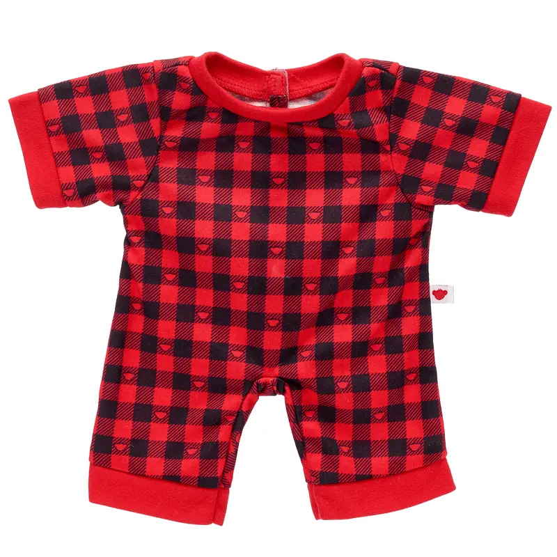 Classic Checkered One-Piece Pajama Sleeper – Cozy Sleepwear 1