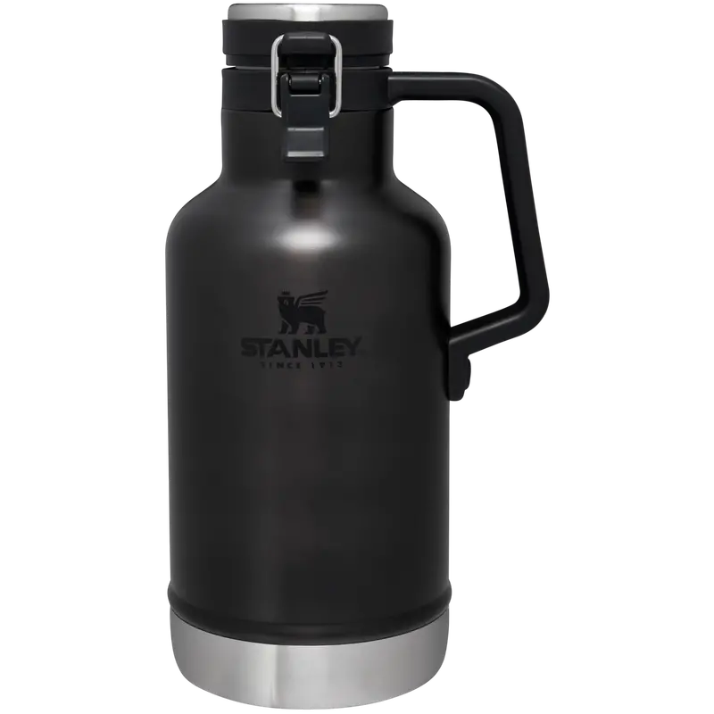 Classic Easy-Pour Growler – 64 Oz Stainless Steel Beer Growler With Sealing Cap (1.9 L) 1