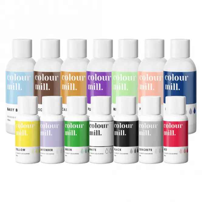 Colour Mill Oil-Based Food Colouring – Highly Pigmented Range 1