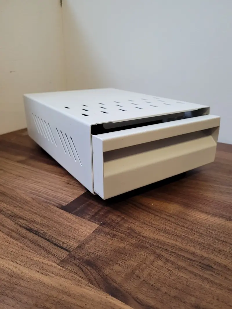 Compact Under-Grinder Espresso Knock Box With Drawer 1