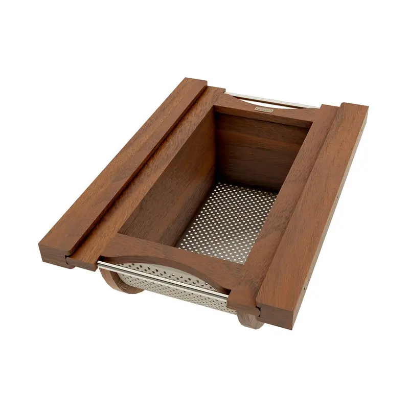 Compact Walnut Produce Pull-Out – Fits 15" Base Cabinets 1