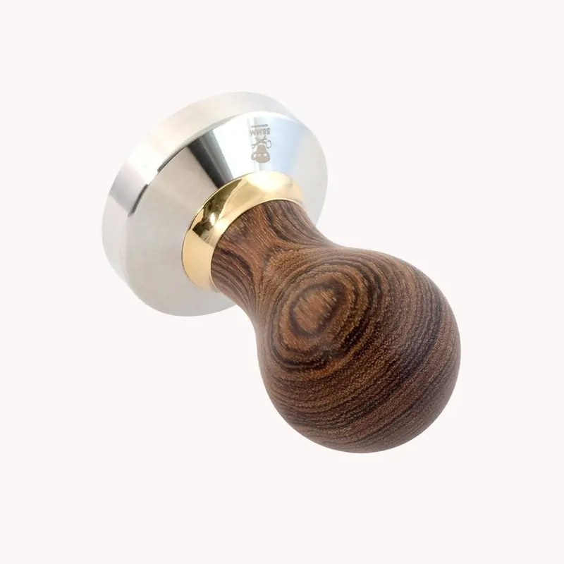 Compressore 58Mm Flat Espresso Tamper – Bocote Wood Handle 1