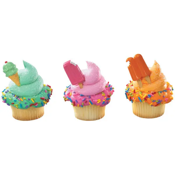 Cool Treats Ice Cream & Popsicle Cupcake Decorating Kit – 144-Piece Set 1