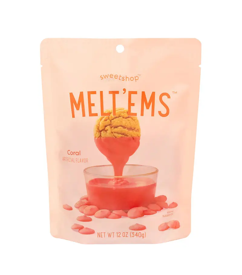 Coral Candy Melts – 12 Oz Pastel Chocolate Coating For Dipping, Drizzling, And Soft-Hued Treats 1
