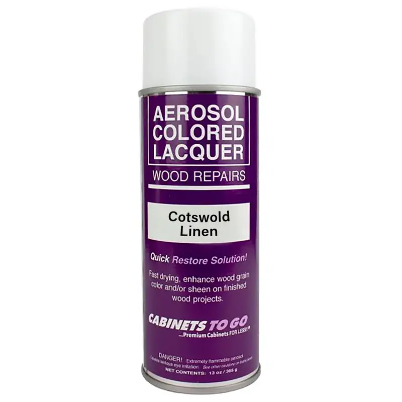 Cotswold Linen Colored Aerosol Lacquer – Spray Finish For Wood Surfaces 1