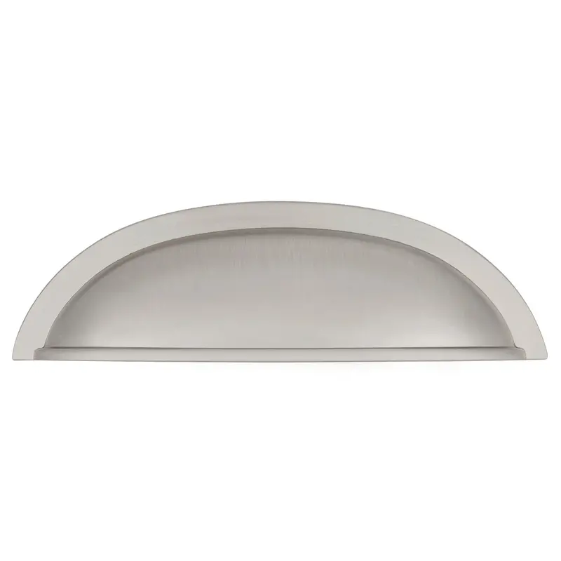 Cottage-Inspired Cup Pull – 3" Center-To-Center, Stainless Steel 1