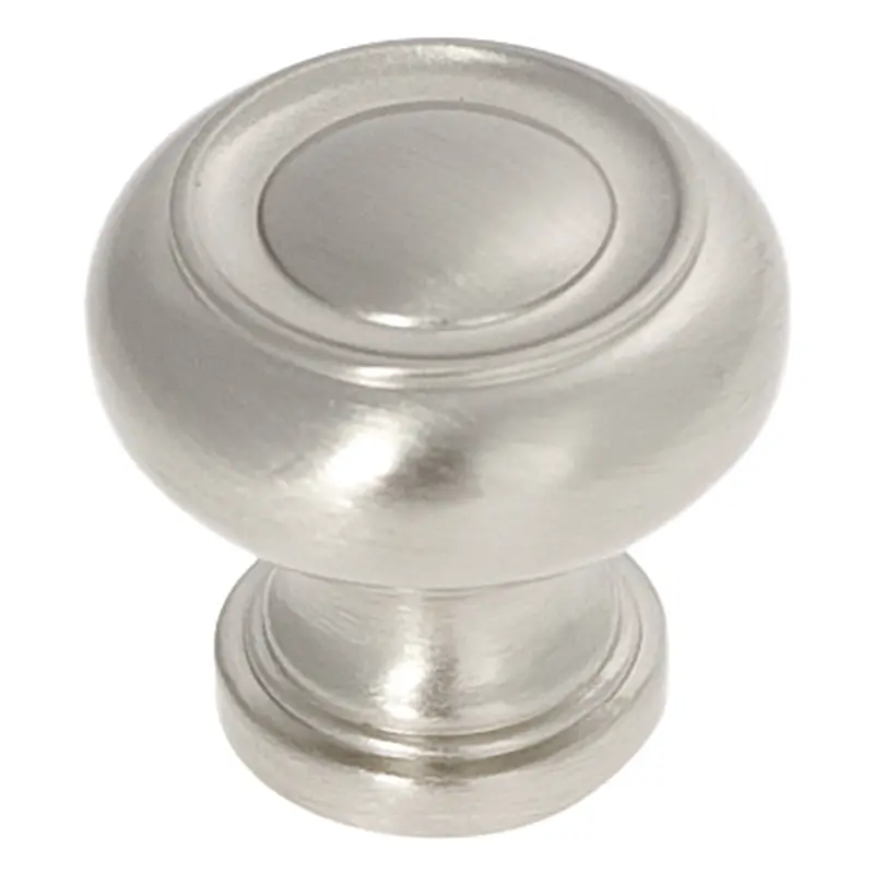 Cottage Satin Nickel Knob – 1.25-Inch Diameter Cabinet Hardware 1